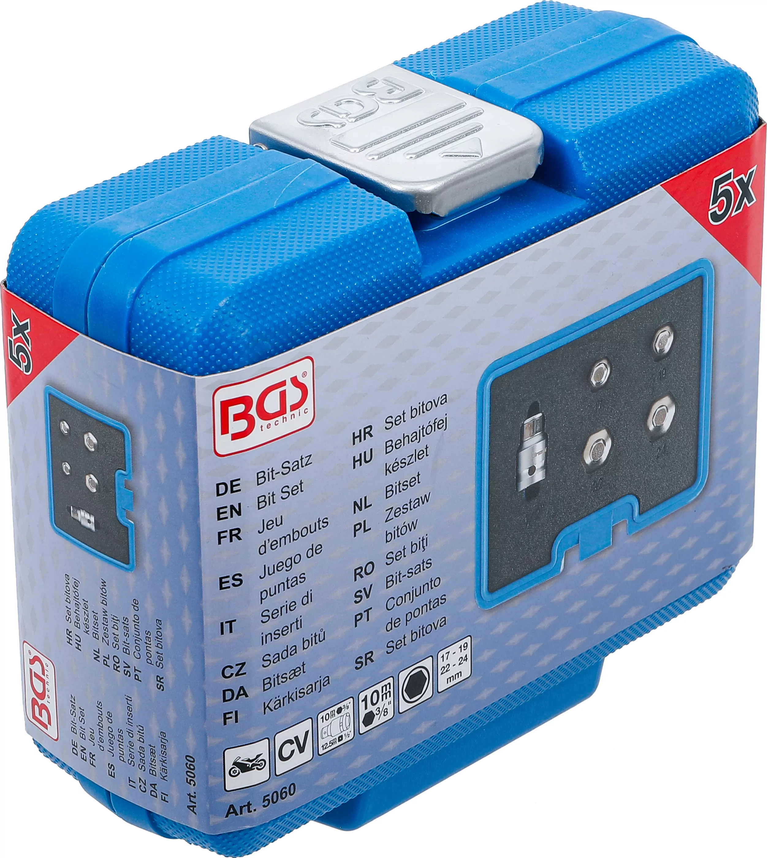 Bit-Satz | für Motorräder | Innensechskant | 17 - 24 mm