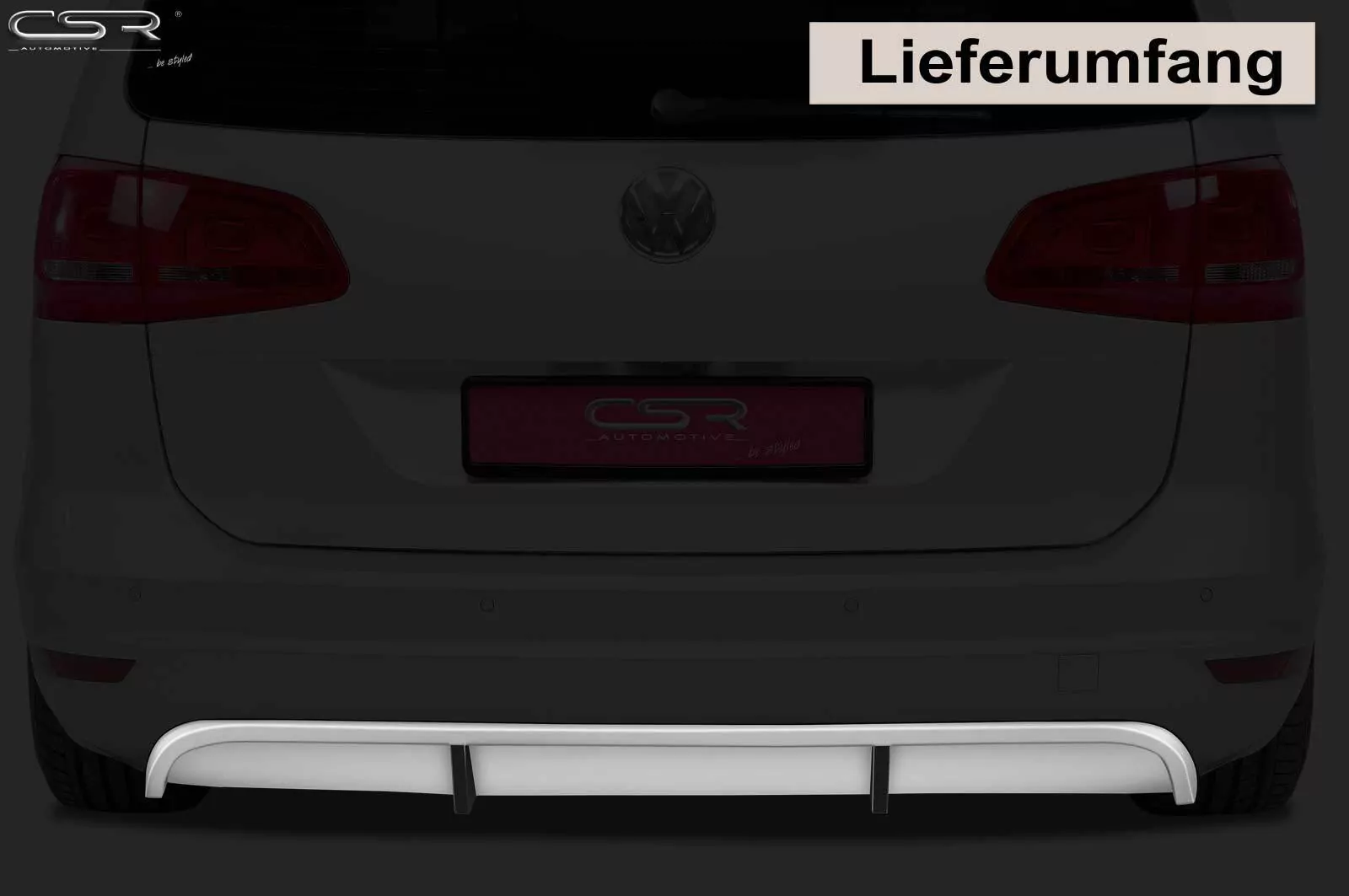 Heckansatz für VW Sharan II / Seat Alhambra II HA168