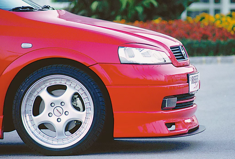 Rieger Spoilerschwert für Opel Astra G - Stufenheck  für Spoilerlippe 51101 carbon optik