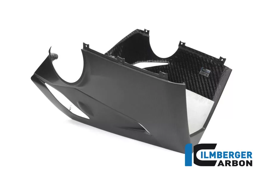 Ilmberger Carbon Verkleidungsunterteil für Akrapovic Full Race Auspuff für Ducati Panigale V4 / V4S ab 2018