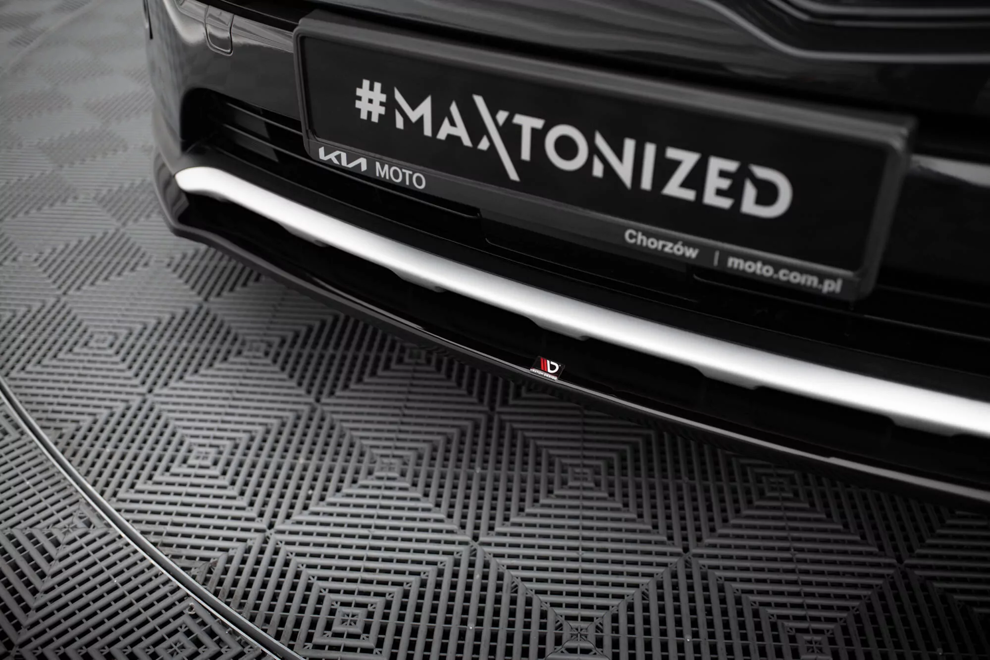 Front Ansatz Passend Für Passend Für KIA SPORTAGE Mk4 GT-Line Schwarz Hochglanz Schwarz Hochglanz