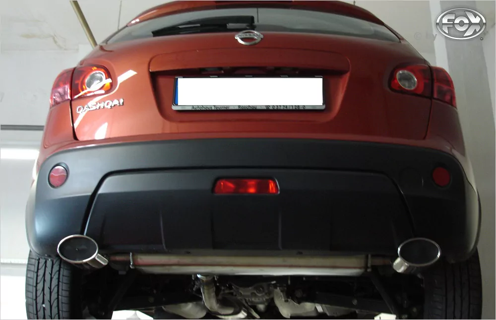 Nissan Qashqai - Diesel  Endschalldämpfer quer Ausgang rechts/links - 115x85 Typ 44 rechts/links