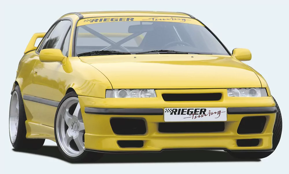 Rieger Spoilerstoßstange für Opel Calibra (A) - 3-tür. 03.90- carbon optik