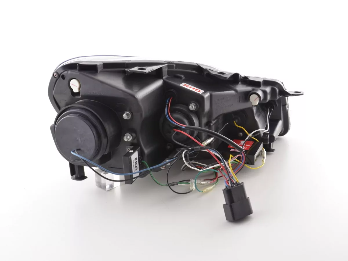 Scheinwerfer Set Daylight LED Tagfahrlicht VW Golf 6 Typ 1K Bj. 08- schwarz für Rechtslenker