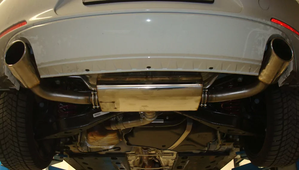 VW Beetle 2,0l R-Paket - 16 (5C) Coupe & Cabrio  Endschalldämpfer Ausgang rechts/links - 115x85 Typ 38 rechts/links