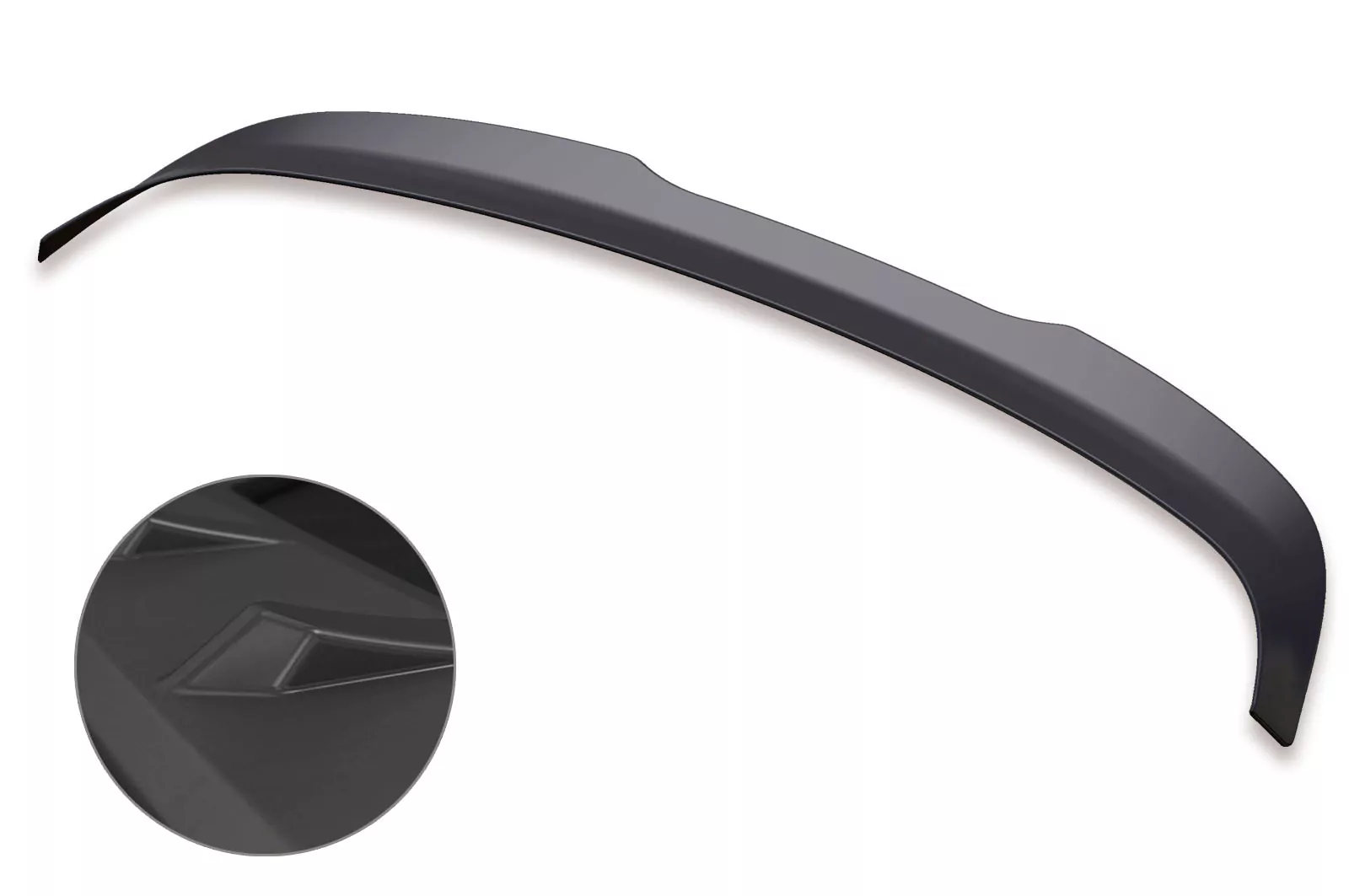 Heckflügel mit ABE für VW Golf 6 GTI/GTD/R/R-Line Lackierfreundlich (schwarz matt)