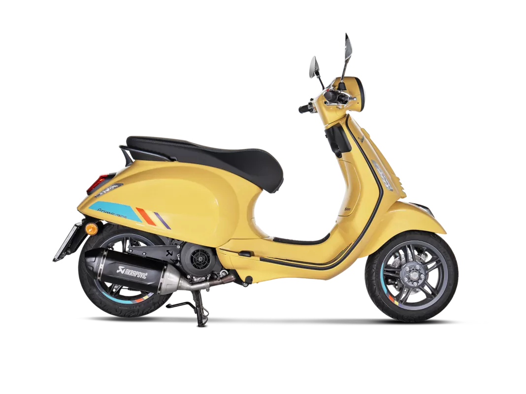 Akrapovic Slip-On Line (SS) Auspuff für Vespa Primavera 125 S Touring 2025- (Euro 5+)