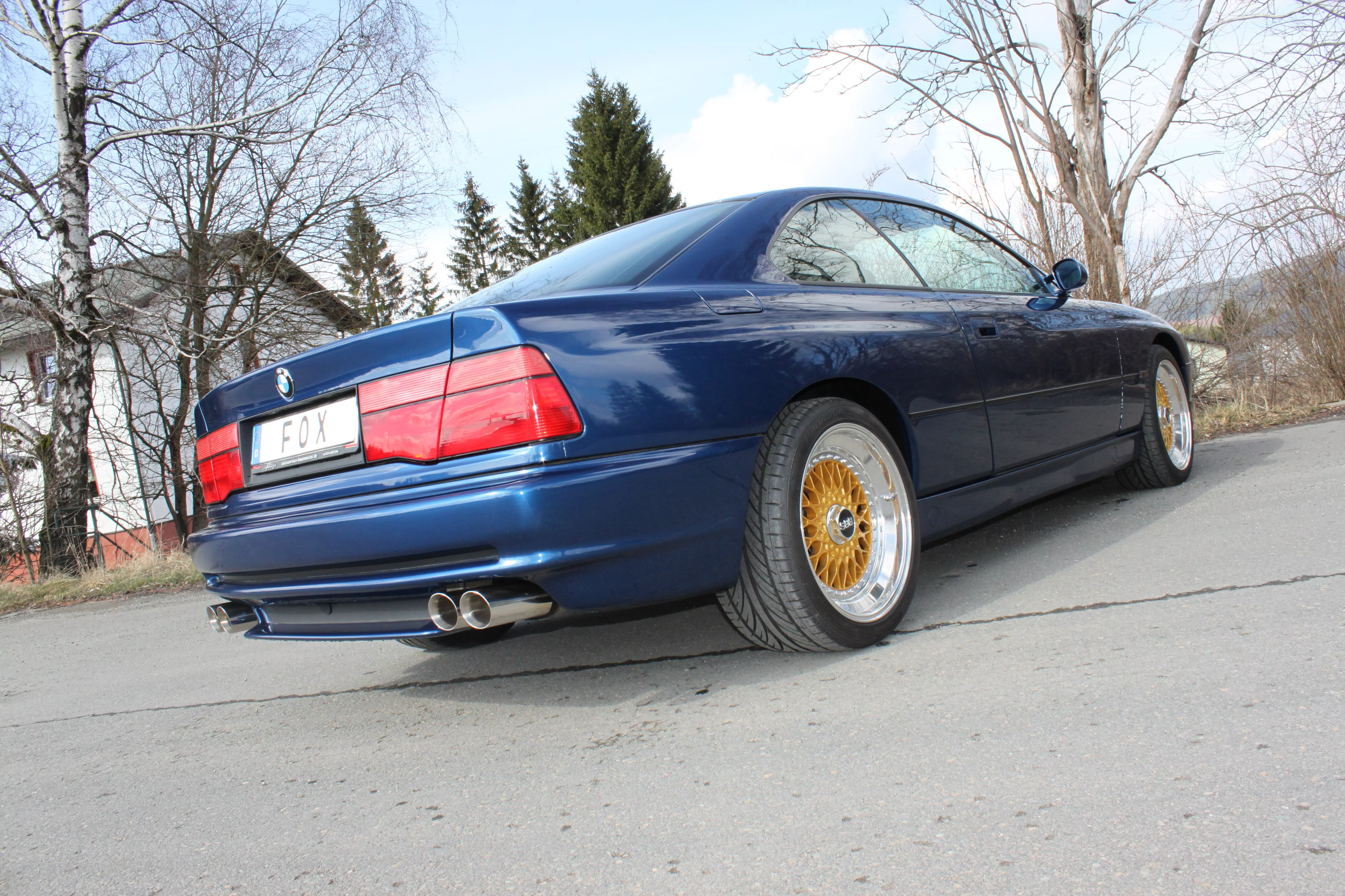 BMW E31 850i  Endschalldämpfer rechts/links - 2x90 Typ 25 rechts/links