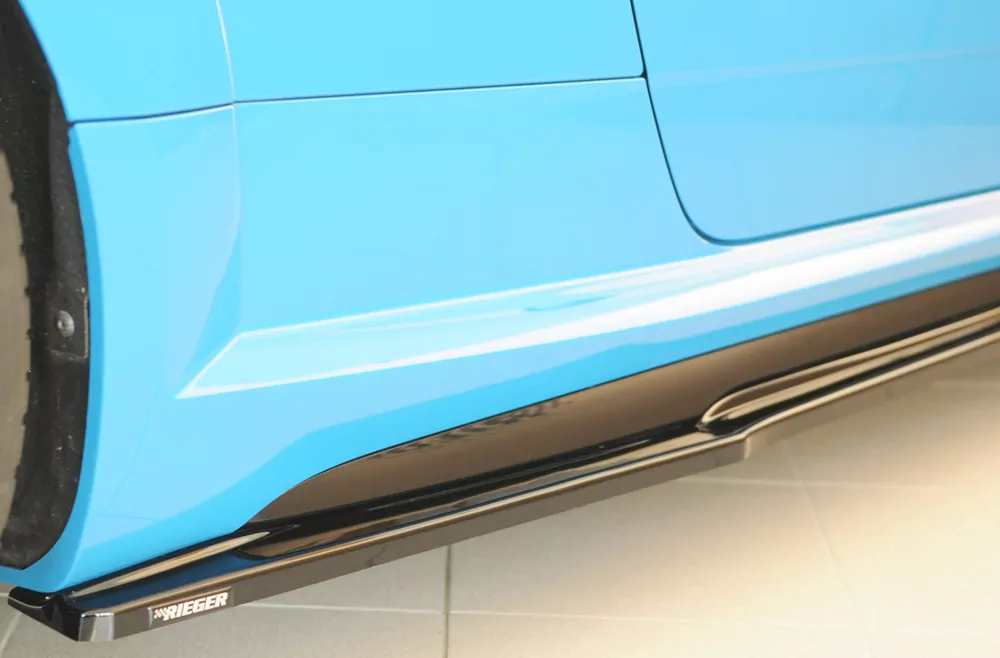 Rieger Seitenschweller rechts ansatz (ca. 19mm) glanz schwarz für Audi TT RS (8J/8J1-FV/8S) Coupé 09.18- (ab Facelift)