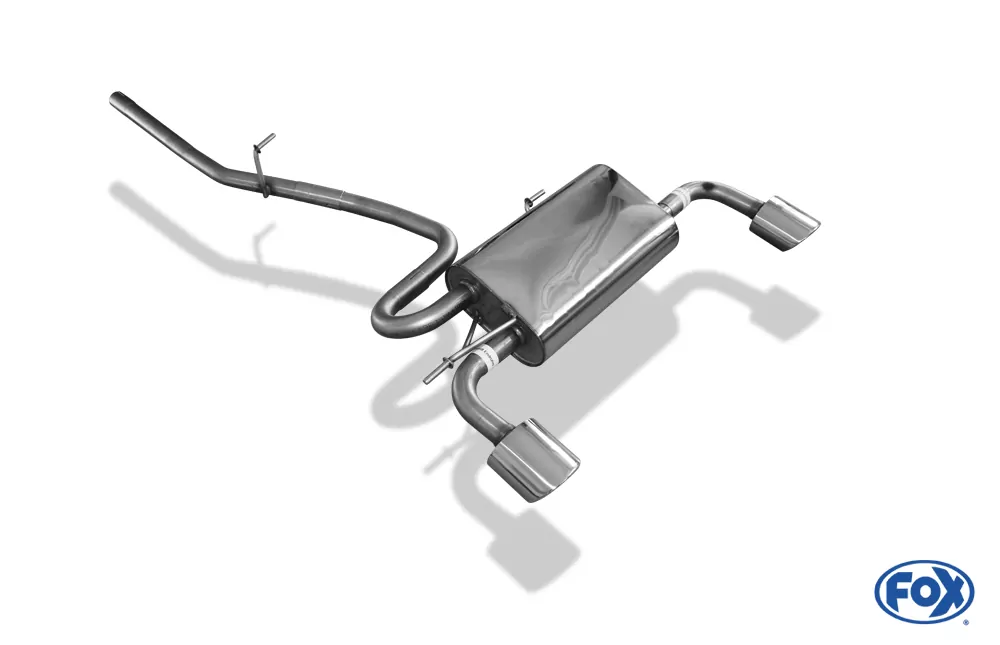 Dacia Duster 4x4 Facelift  Endschalldämpfer quer Ausgang rechts/links - 115x85 Typ 32 rechts/links