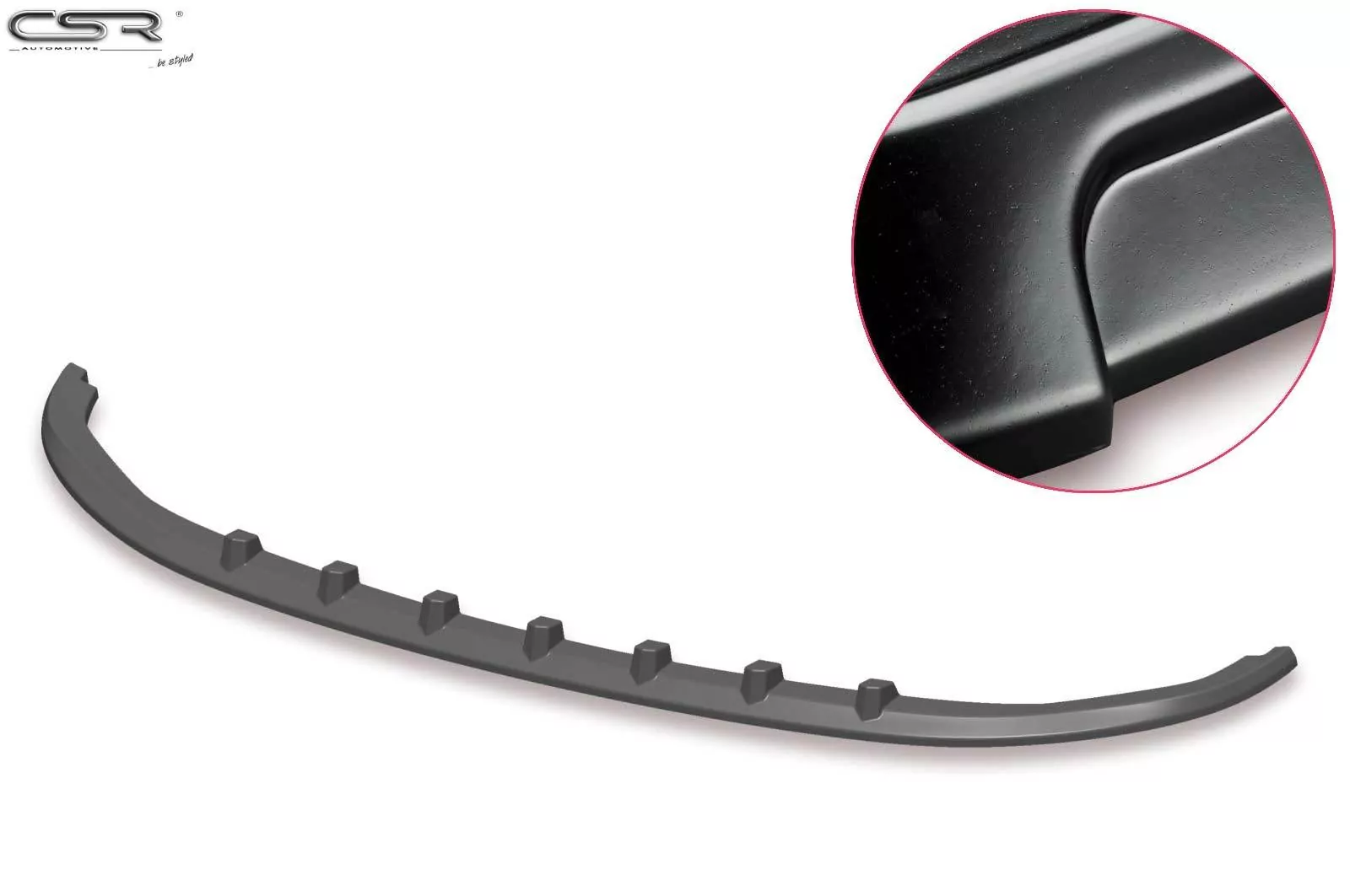 Cup-Spoilerlippe mit ABE für VW T6.1 Lackierfreundlich (schwarz matt)