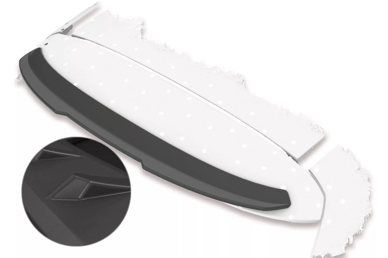 Heckflügel mit ABE für Ford Focus MK3 Turnier Lackierfreundlich (schwarz matt)