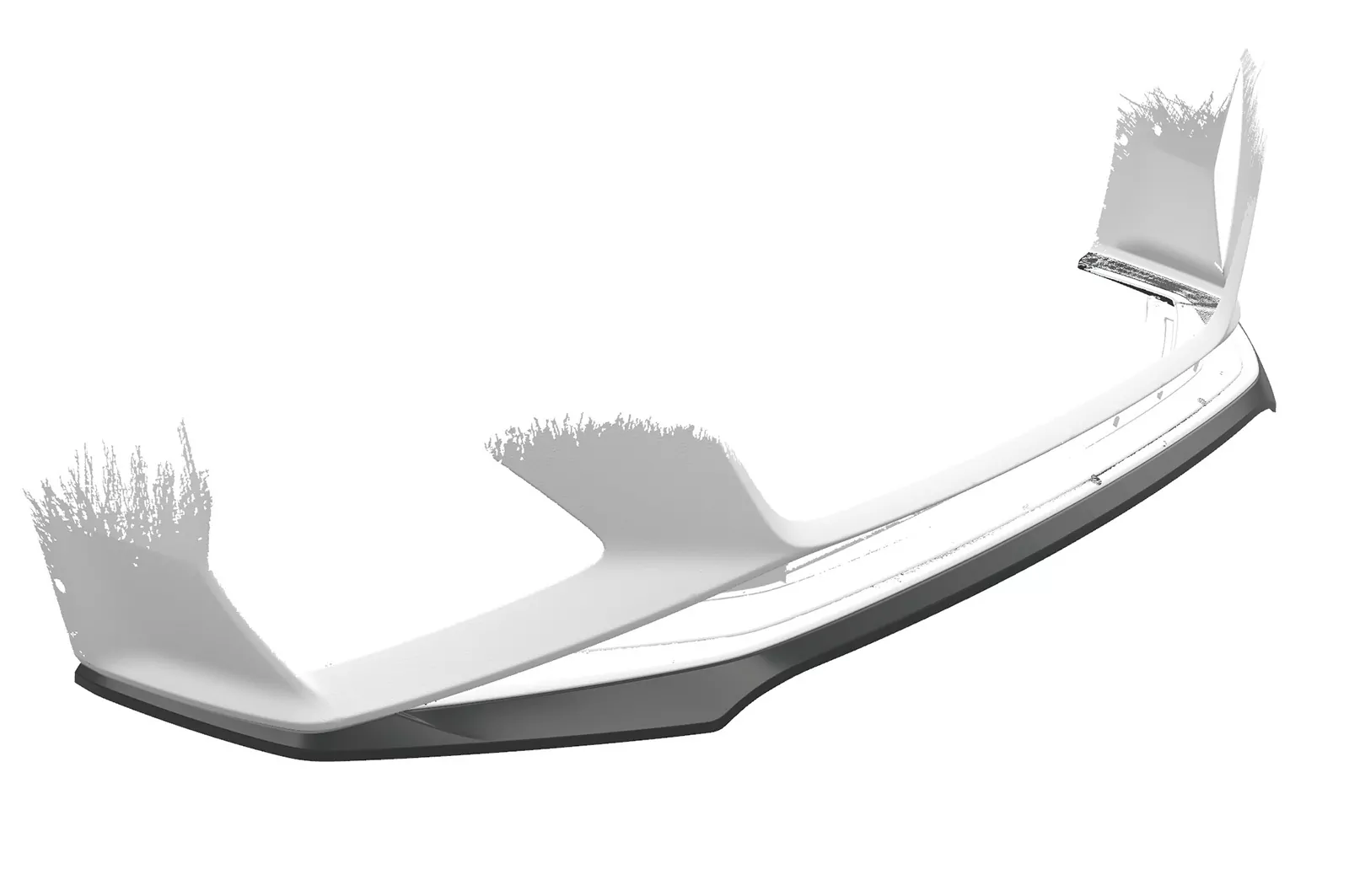 Cup-Spoilerlippe mit ABE für Audi RS6 C8 / RS7 C8 (4K) CSL566 Schwarz Strukturiert