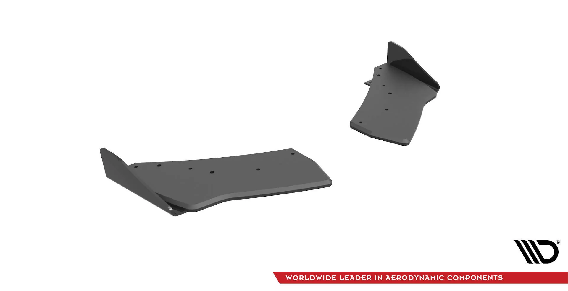 Street Pro Heck Ansatz Flaps Diffusor +Flaps Für Volkswagen Golf R Mk7 Schwarz Hochglanz