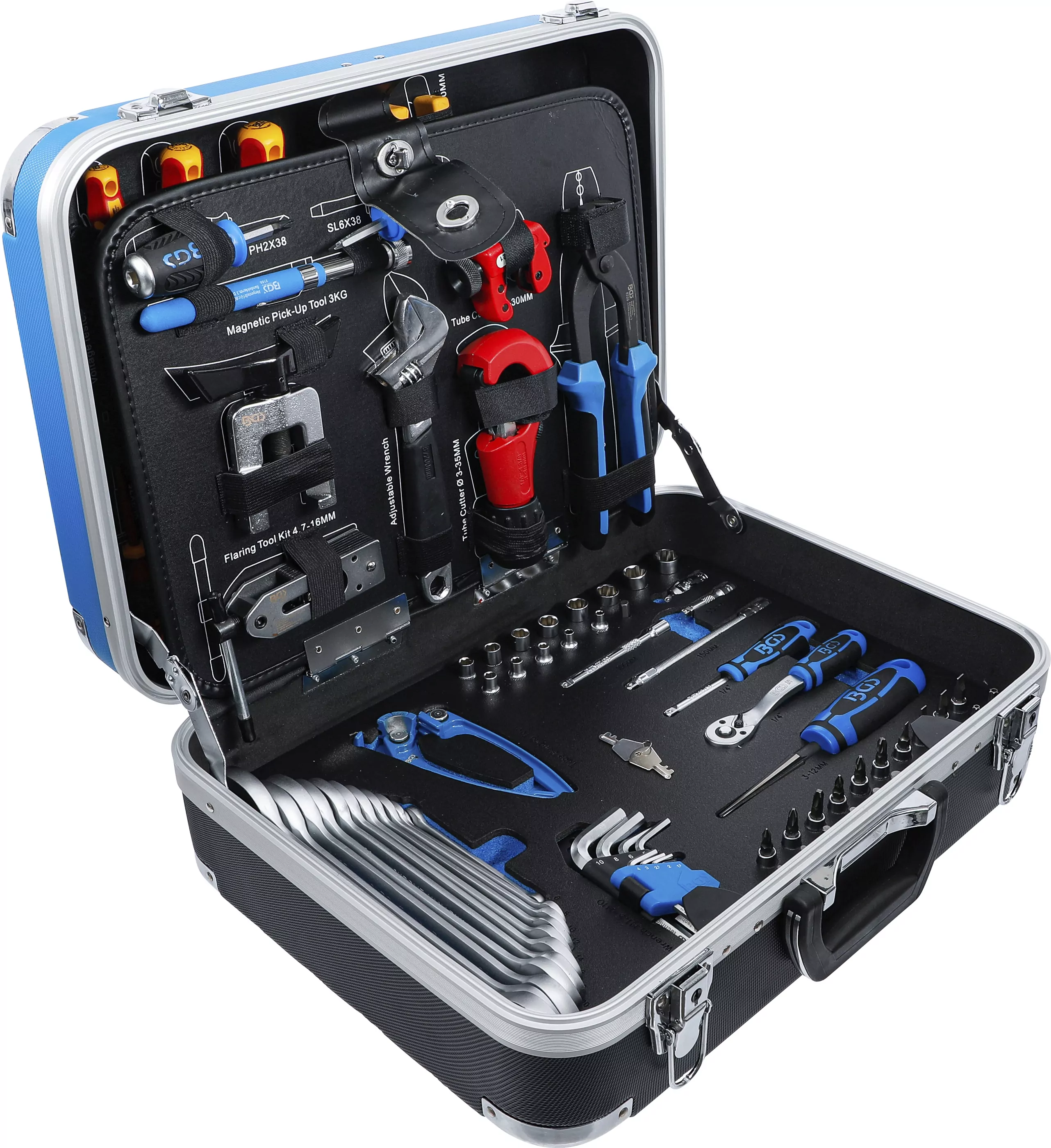 Kälte-/Klima-Werkzeugkoffer | 86-tlg.
