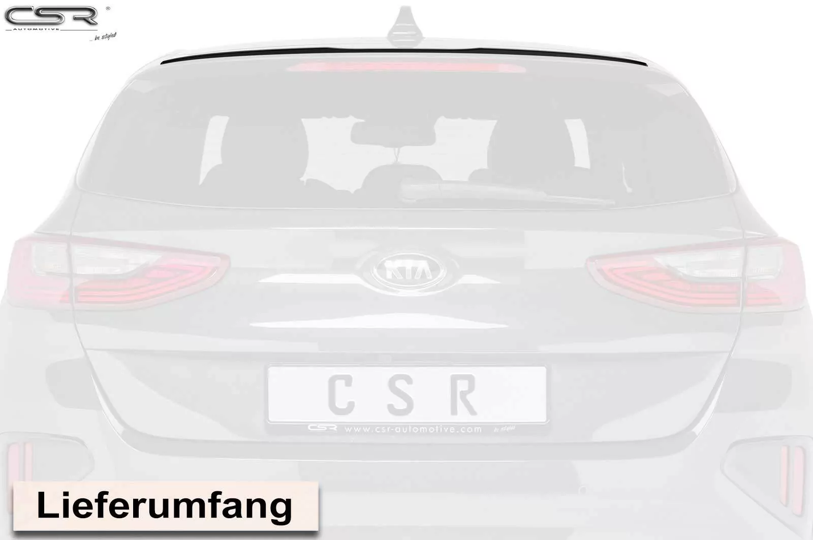 Heckflügel mit ABE für Kia Ceed (CD) HF658-M Carbon Look (matt)