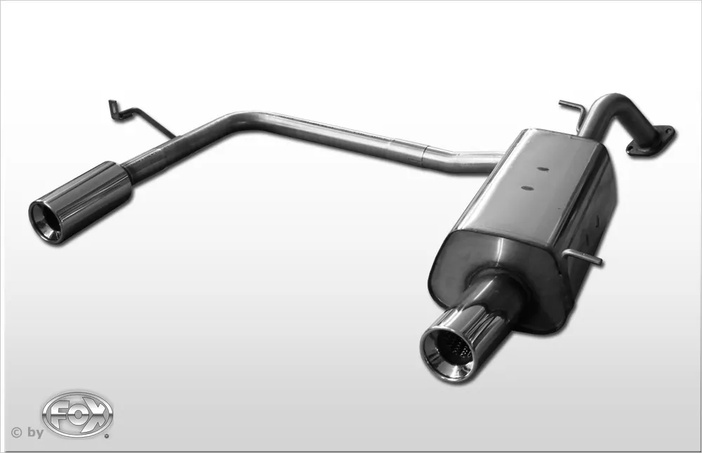 Hyundai Getz - 3/5 türer  Endschalldämpfer Ausgang rechts/links - 1x90 Typ 13 rechts/links