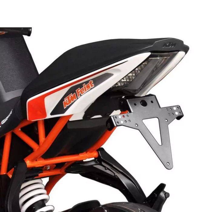 Kennzeichenhalter-Set | KTM RC 125/200/390 | 14-18 verstellbar | inklusive Reflektor | Halter | KZB