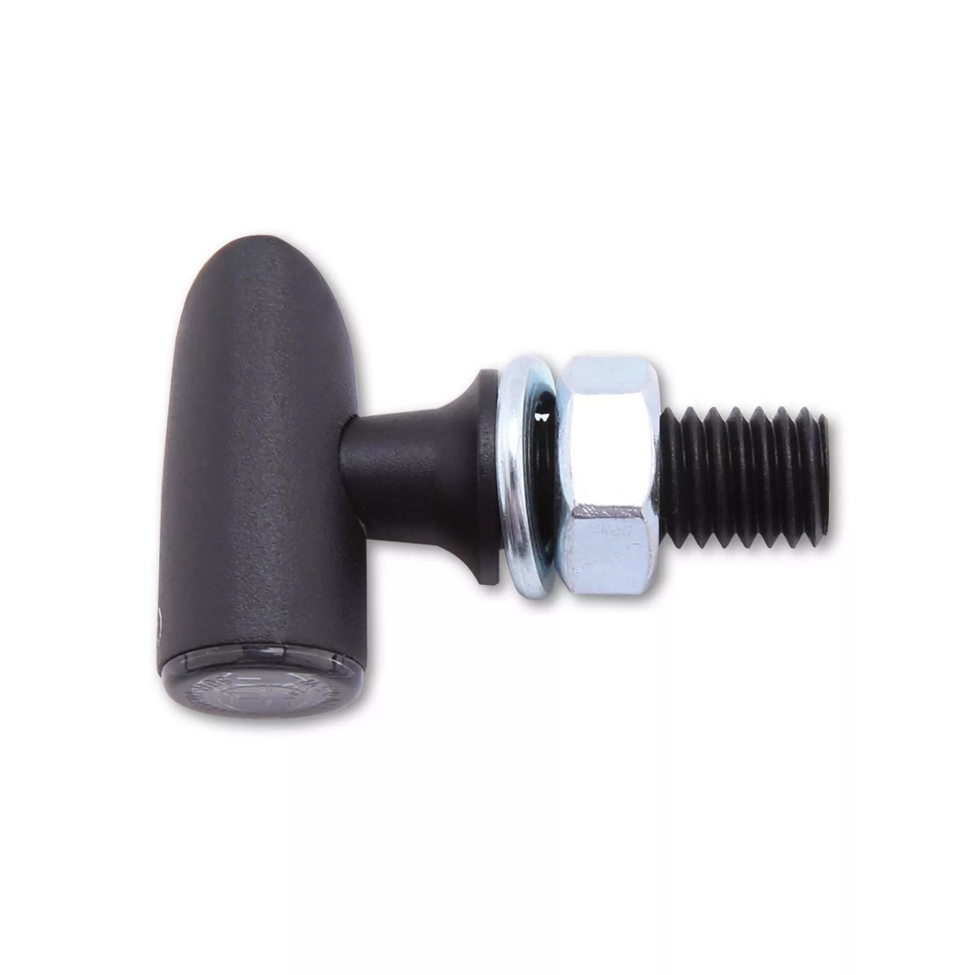 HIGHSIDER Pro Proton One LED Blinker Gehäuse Schwarz / Linse Rauchgrau (Paar), Vorn & Hinten