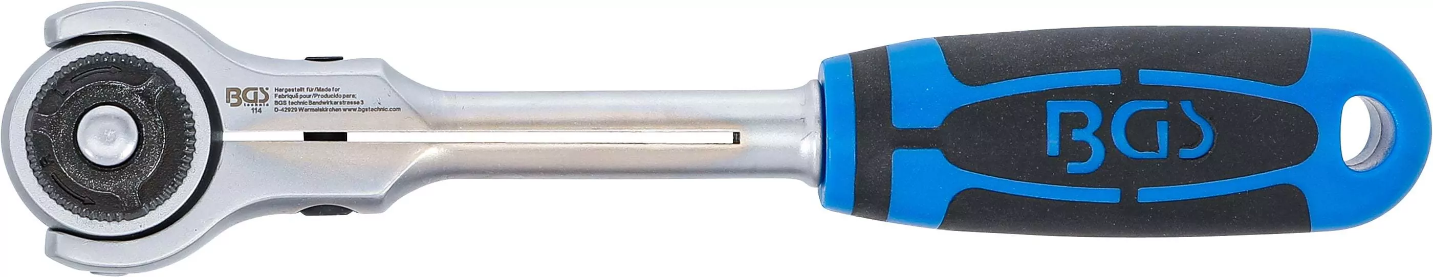 Umschaltknarre mit Kugelkopf | Abtrieb Außenvierkant 12,5 mm (1/2")