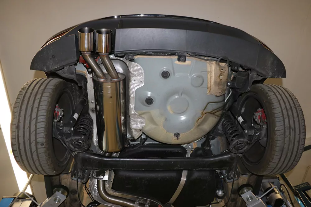 VW Polo 6R - GT und GTI  Endschalldämpfer 63,5mm - 2x90 Typ 14