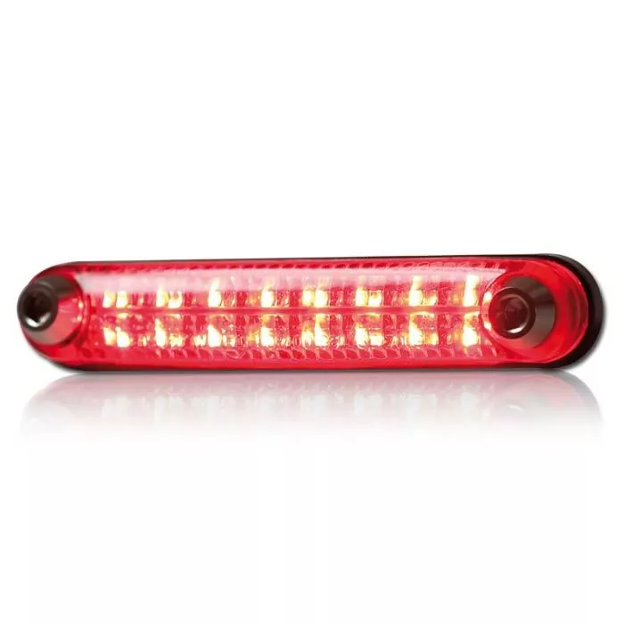 LED-Rücklicht "Rail" | ohne KZB | biegsam | rot Maße: B 105 x H 18 x T 19 mm | E-geprüft