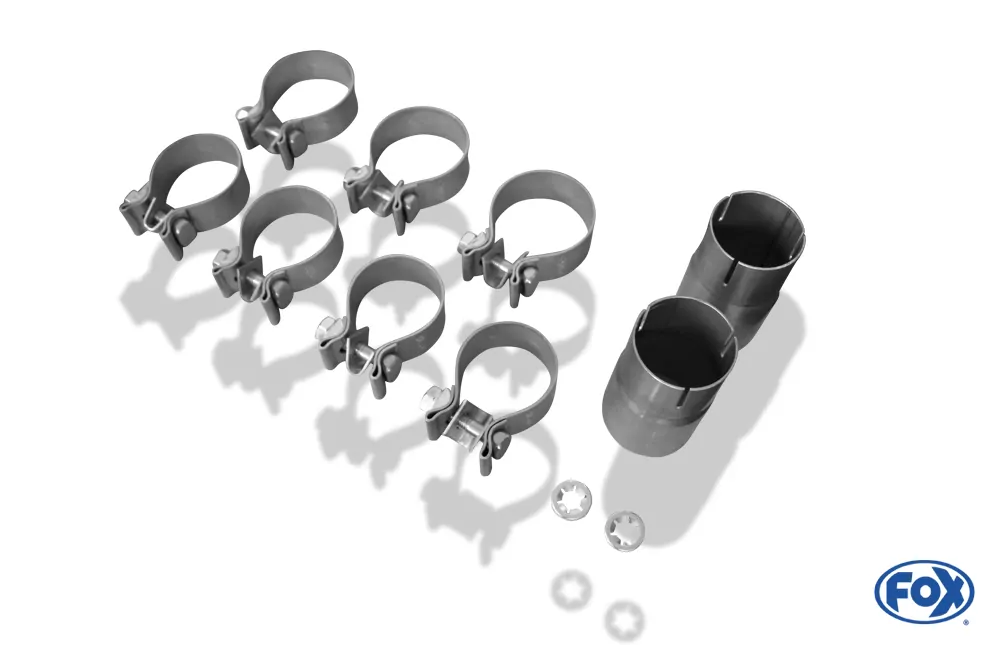 Mercedes M-Klasse Typ W163  Endschalldämpfer (Eingang zweiflutig) - 2x80 Typ 13