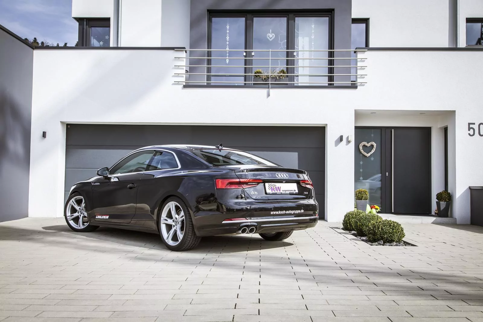 KW Gewindefahrwerk V3 inox (inkl. Stilllegung f. elektr. Dämpfer) AUDI A5 (B8) F53 Allrad 06/2016-