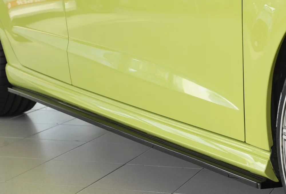 Rieger Seitenschwelleransatz für Audi A3 S3 (8V) | 5-tür. (Sportback 8VA) 05.13-08.16 (bis Facelift) für S-Line-Schweller / S3-/ RS3-Schweller