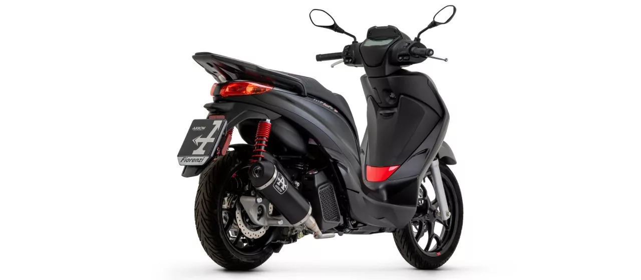 Arrow Urban Aluminium Schwarz Piaggio Medley 125-150 S ABS 20-23