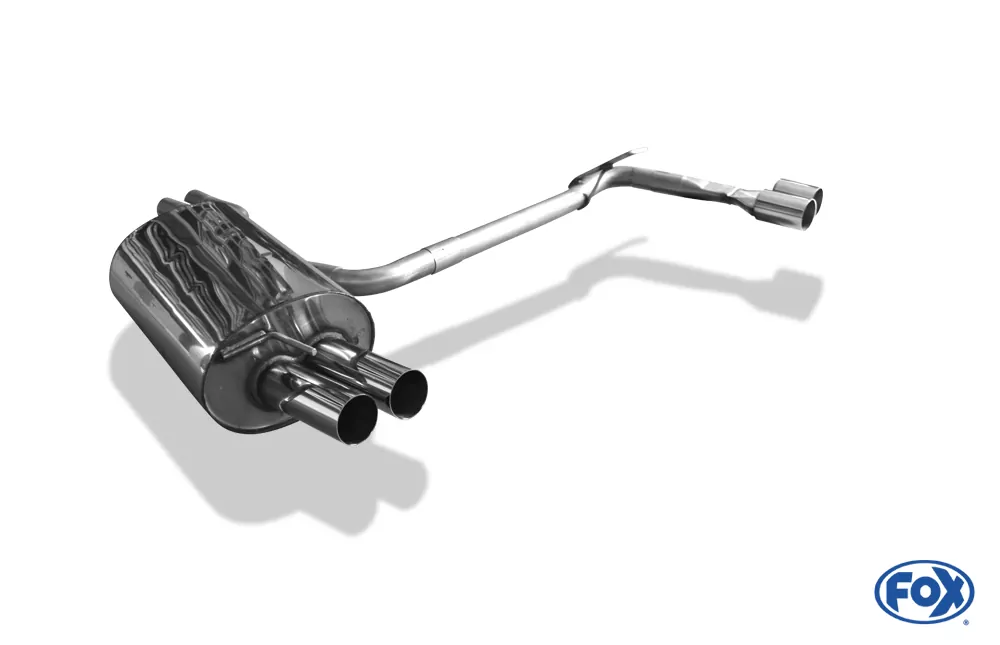BMW E46 330d/ 330xd  Endschalldämpfer Ausgang rechts/links zweiflutig - 2x70 Typ 10 rechts/links