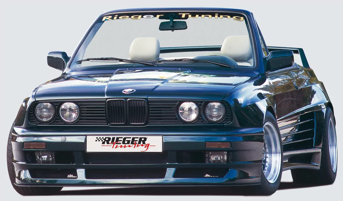 Rieger Kotflügel Breitbau II für BMW 3er E30 -    carbon optik