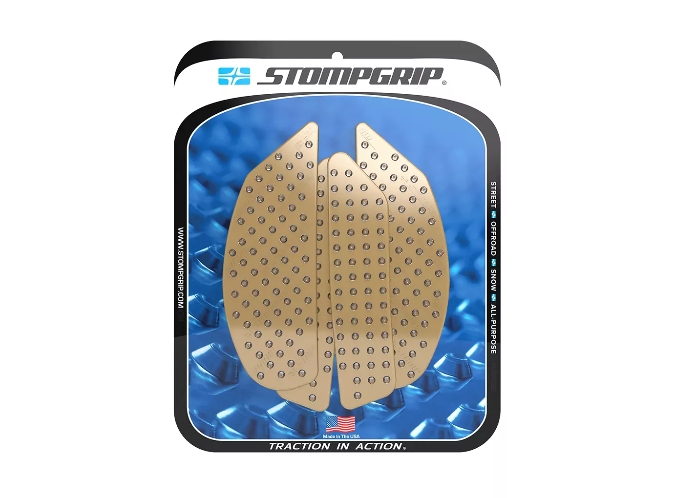 Stompgrip Tank Pad klar Volcano für Yamaha MT-10 2022-2023