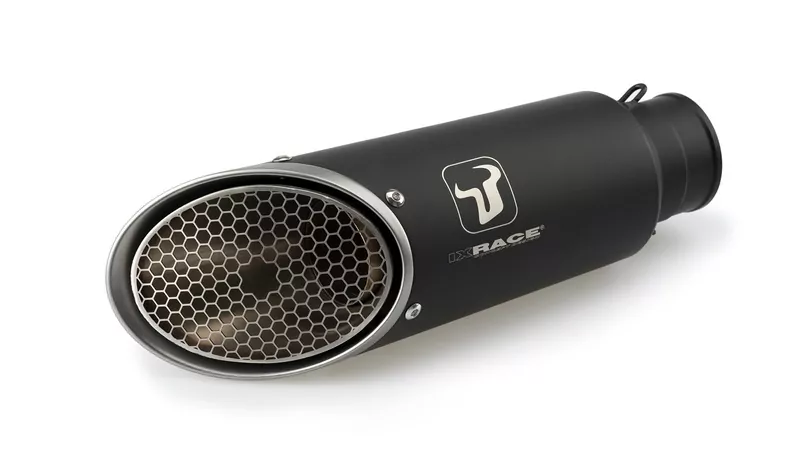 IXRACE MK1 Edelstahl black slashcut-Komplettanlage Yamaha Tracer 900, 15-18 E-geprüft