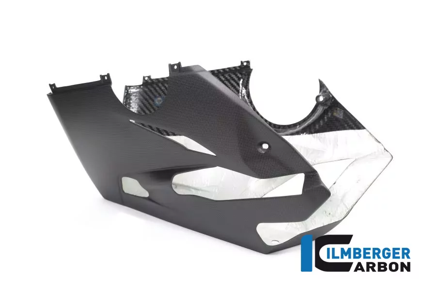Ilmberger Carbon Verkleidungsunterteil für Akrapovic Full Race Auspuff für Ducati Panigale V4 / V4S ab 2018