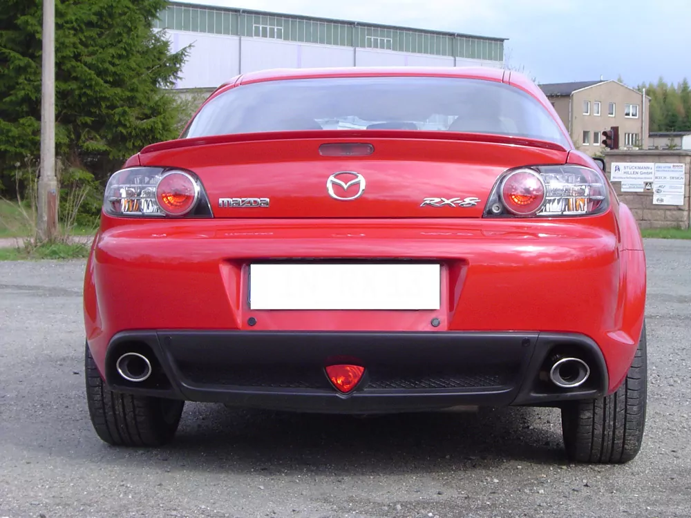 Mazda RX8  Endschalldämpfer quer Ausgang rechts/links - 115x85 Typ 38 rechts/links