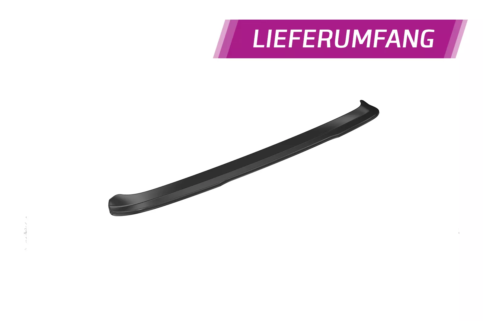 Heckflügel mit ABE für Mercedes Benz E-Klasse S212 T-Modell HF016 Schwarz Strukturiert
