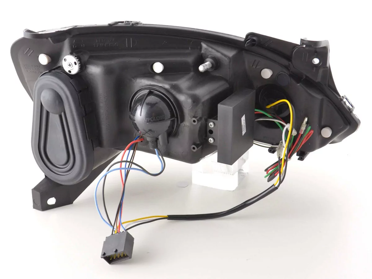 Scheinwerfer Set Daylight LED Tagfahrlicht Opel Corsa C Bj. 01-06 schwarz