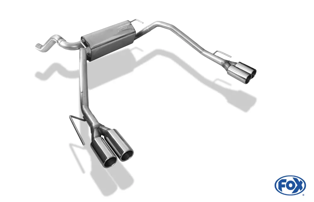 Opel Cascada  Endschalldämpfer quer Ausgang rechts/links - 2x76 Typ 12 rechts/links