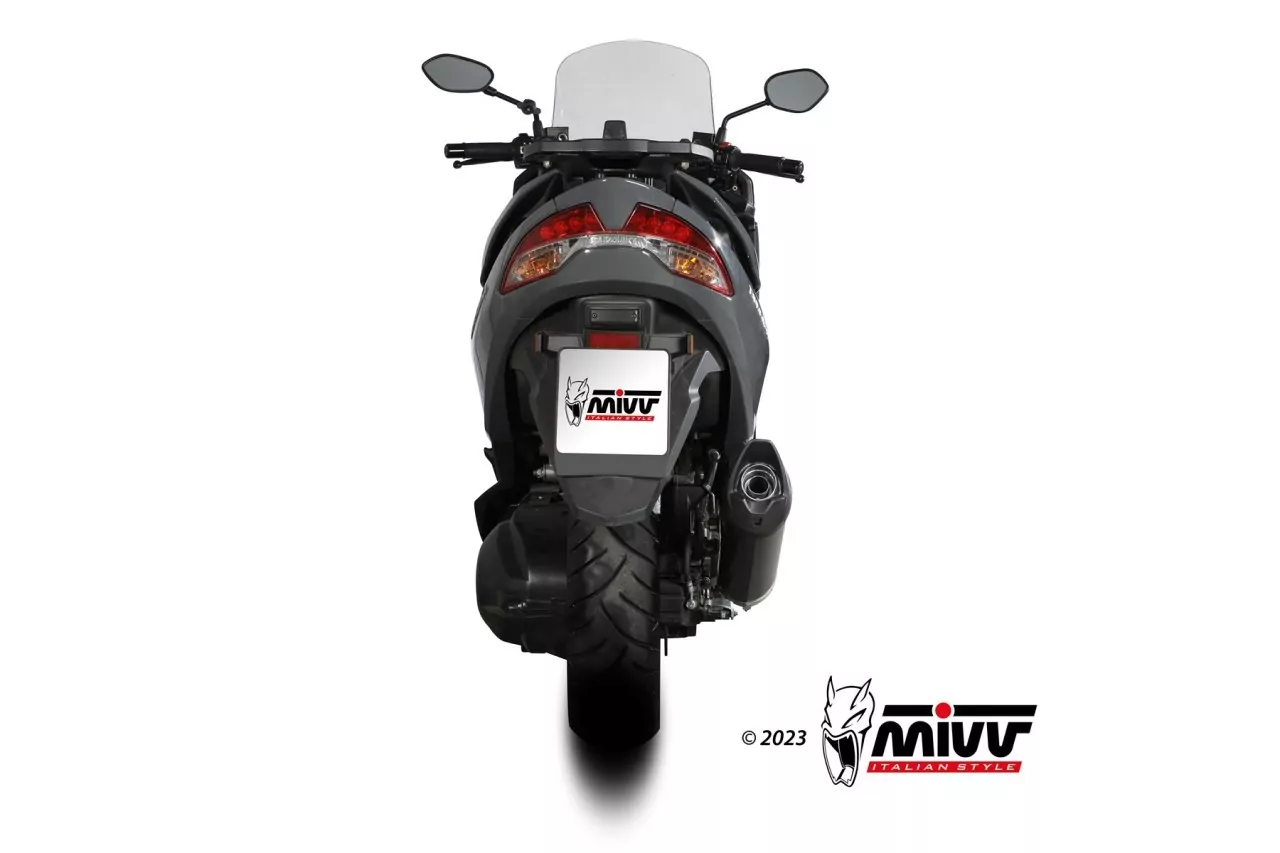 MIVV MOVER Edelstahl Schwarz SUZUKI BURGMAN 400 2022 > 2024