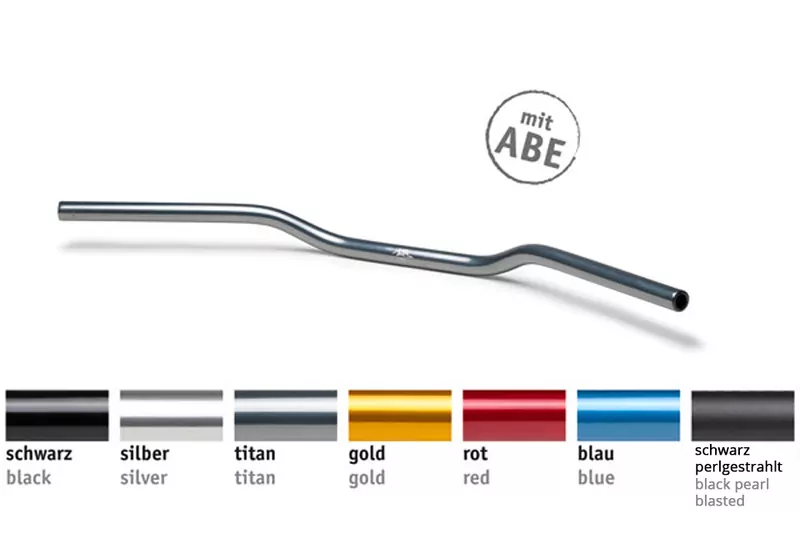 LSL Lenker Superbike Flat AN1, Aluminium mit ABE