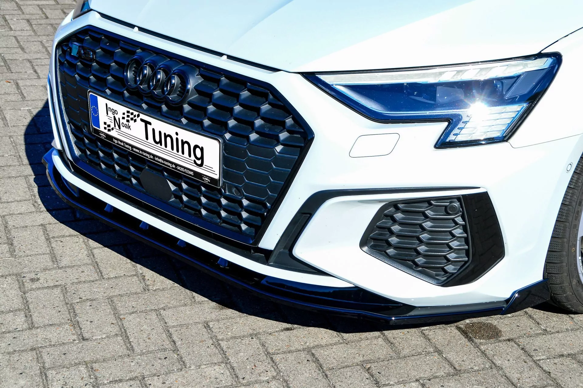 Cup Frontspoilerlippe mit Wing für Audi A3 8Y S-Line + S3