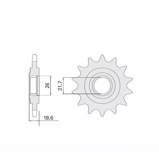 EK-Chain Kettensatz 520 ZVX-3 für Kawasaki Z800 ab Modelljahr 2013-