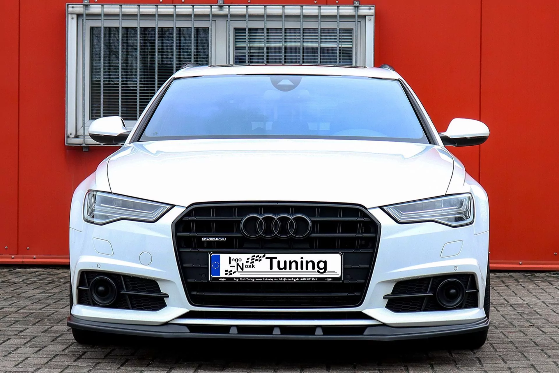 Cup Frontspoilerlippe V2 für Audi A6 S-Line+ S6 4G C7