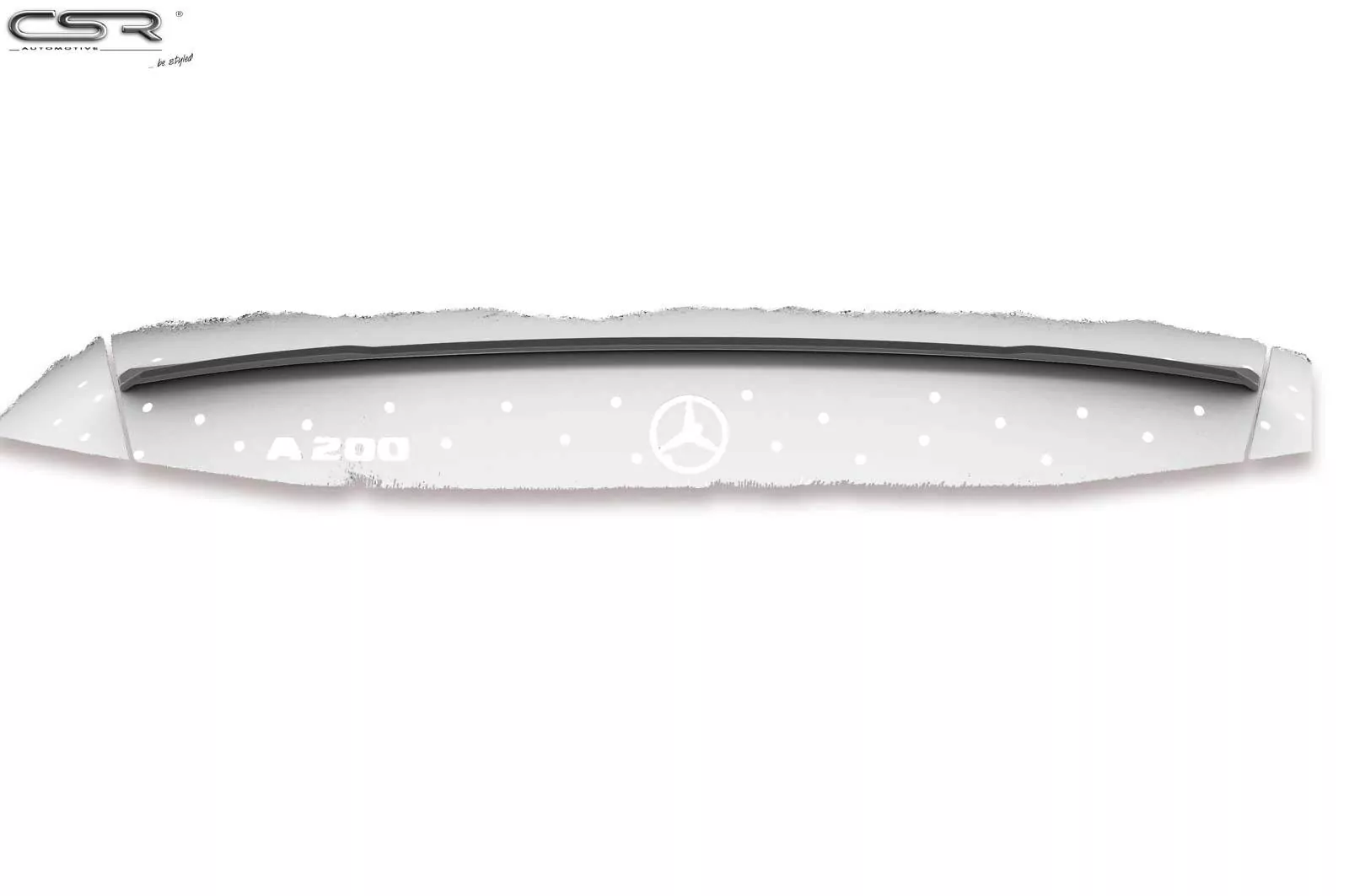 Heckflügel mit ABE für Mercedes Benz A-Klasse V177 Limousine HF690-M Carbon Look (matt)