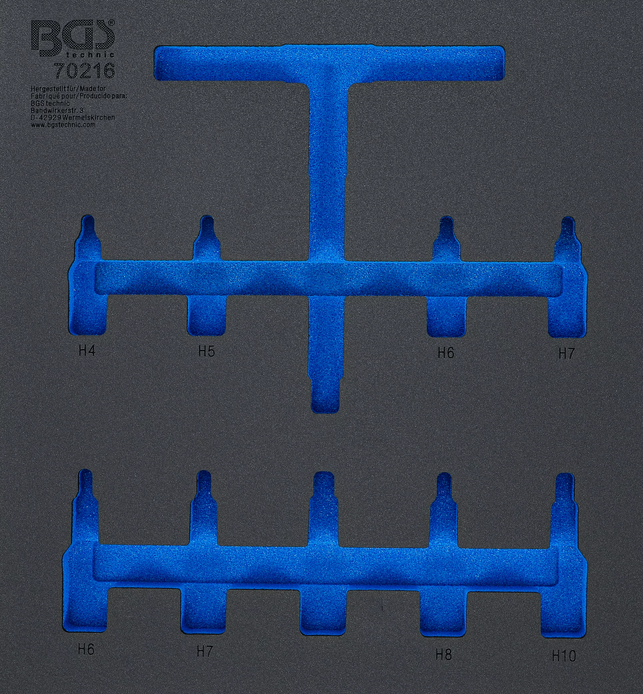 Werkstattwageneinlage 2/3 | leer | für Art. 70216