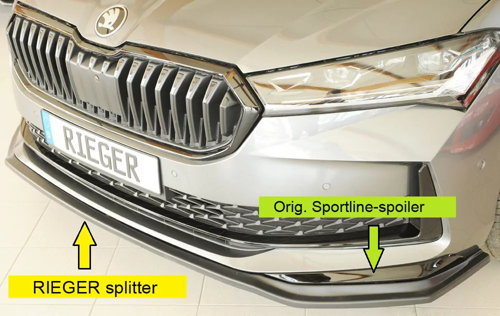Rieger Spoilerschwert für Skoda Superb IV (NZ/3Y) Combi 11.23-
