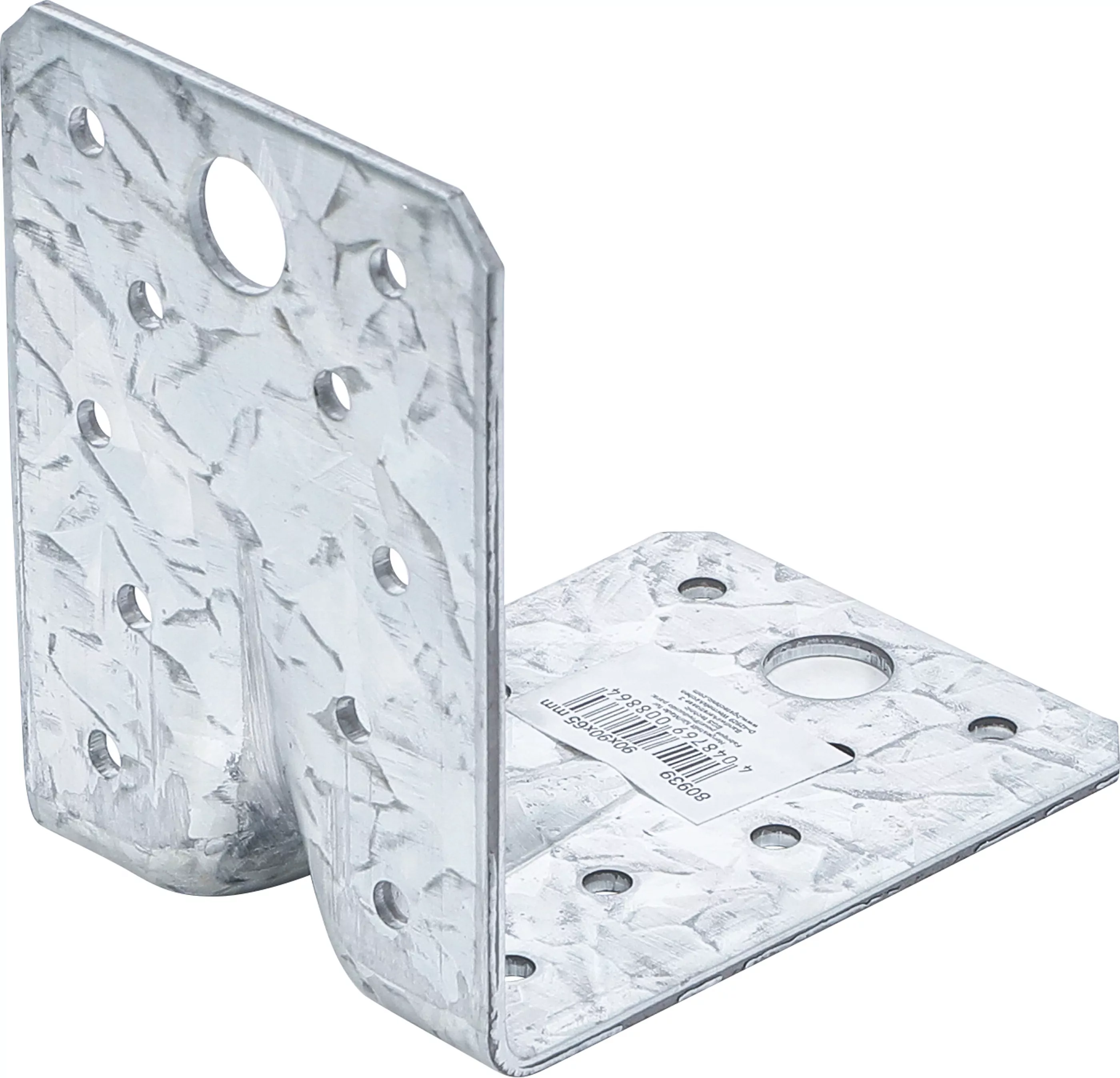 Winkelverbinder | mit Sicke | 90 x 90 x 65 x 2,5 mm