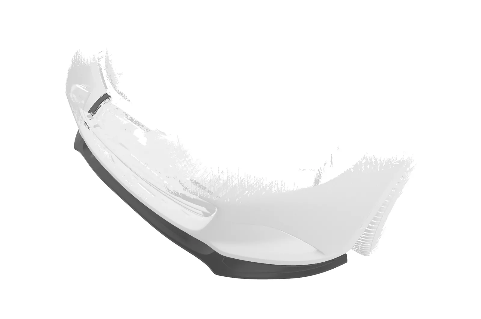 Cup-Spoilerlippe mit ABE für Mazda MX-5 (Typ ND) CSL652 Schwarz Strukturiert