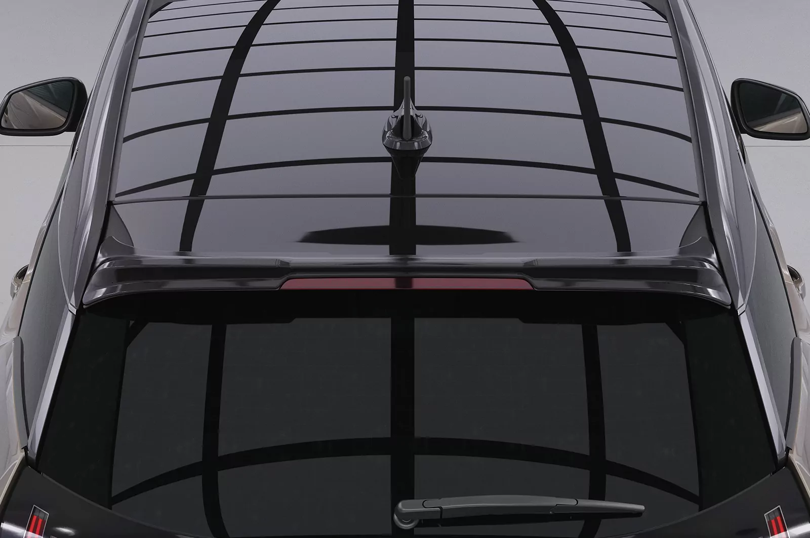 Heckflügel mit ABE für BMW i3 HF945 Schwarz Strukturiert